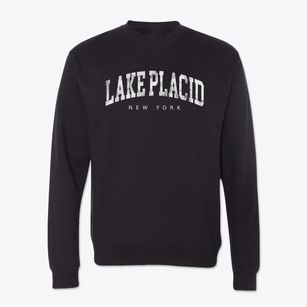 Lake Placid New York Urban Vibe Crewneck Sweatshirt