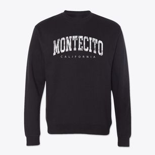Montecito California Urban Vibe Crewneck Sweatshirt