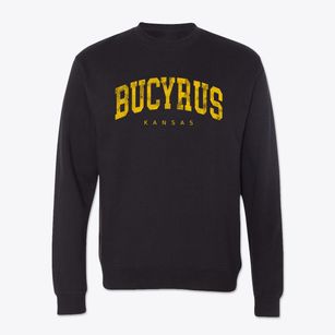 Bucyrus Kansas Urban Vibe Crewneck Sweatshirt