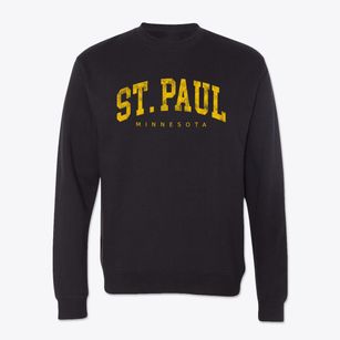 St. Paul Minnesota Urban Vibe Crewneck Sweatshirt