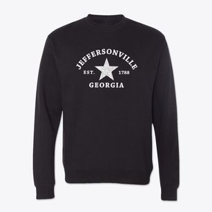 Jeffersonville Georgia Star Crewneck Sweatshirt