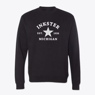 Inkster Michigan Star Crewneck Sweatshirt