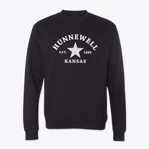 Hunnewell Kansas Star Crewneck Sweatshirt