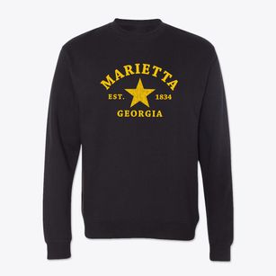 Marietta Georgia Star Crewneck Sweatshirt