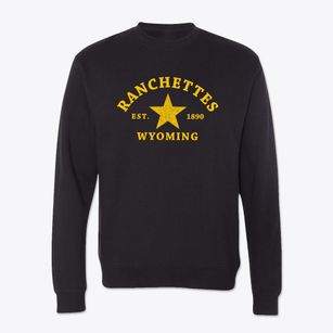 Ranchettes Wyoming Star Crewneck Sweatshirt