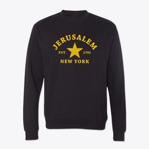 Jerusalem New York Star Crewneck Sweatshirt