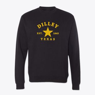 Dilley Texas Star Crewneck Sweatshirt