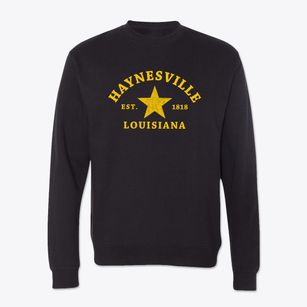 Haynesville Louisiana Star Crewneck Sweatshirt