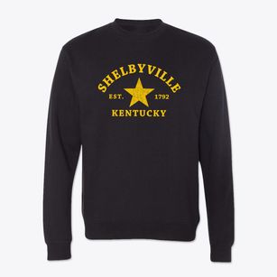 Shelbyville Kentucky Star Crewneck Sweatshirt