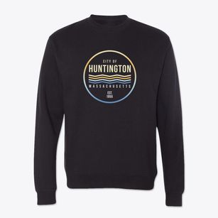 Huntington Massachusetts Color Fade Crewneck Sweatshirt