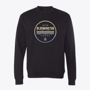 Bloomington Texas Color Fade Crewneck Sweatshirt