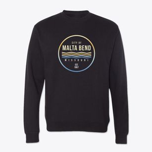 Malta Bend Missouri Color Fade Crewneck Sweatshirt