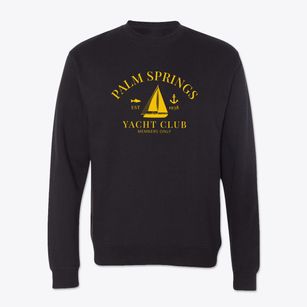 Palm Springs California Yacht Club Crewneck Sweatshirt