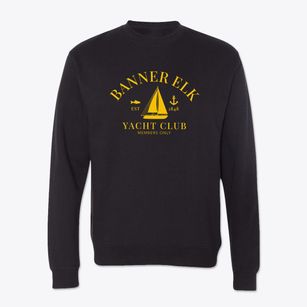 Banner Elk North Carolina Yacht Club Crewneck Sweatshirt