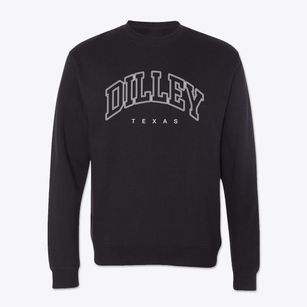 Dilley Texas Inline Crewneck Sweatshirt