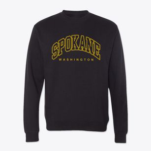 Spokane Washington Inline Crewneck Sweatshirt