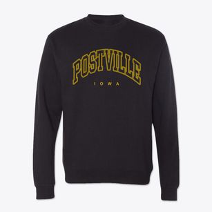 Postville Iowa Inline Crewneck Sweatshirt