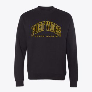 Fort Yates North Dakota Inline Crewneck Sweatshirt