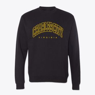 Charles City Virginia Inline Crewneck Sweatshirt