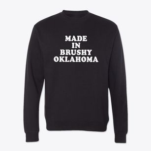 Brushy Oklahoma Classic 70s Crewneck Sweatshirt
