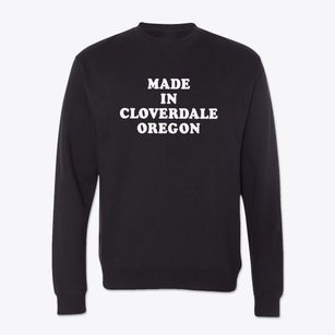 Cloverdale Oregon Classic 70s Crewneck Sweatshirt