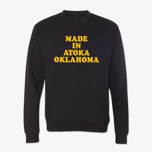 Atoka Oklahoma Classic 70s Crewneck Sweatshirt