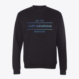 Cape Girardeau Missouri Horizon Crewneck Sweatshirt