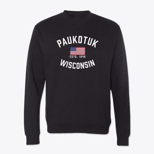 Paukotuk Wisconsin Patriot Crewneck Sweatshirt