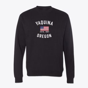 Yaquina Oregon Patriot Crewneck Sweatshirt