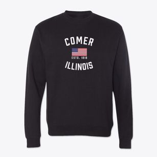 Comer Illinois Patriot Crewneck Sweatshirt