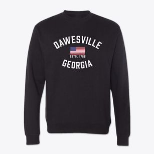Dawesville Georgia Patriot Crewneck Sweatshirt