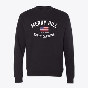 Merry Hill North Carolina Patriot Crewneck Sweatshirt