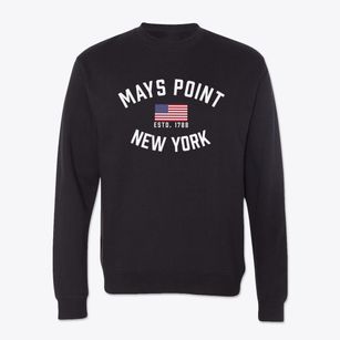 Mays Point New York Patriot Crewneck Sweatshirt