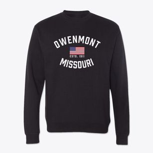 Owenmont Missouri Patriot Crewneck Sweatshirt