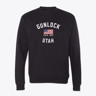 Gunlock Utah Patriot Crewneck Sweatshirt