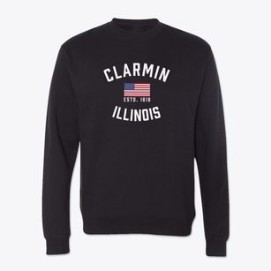 Clarmin Illinois Patriot Crewneck Sweatshirt