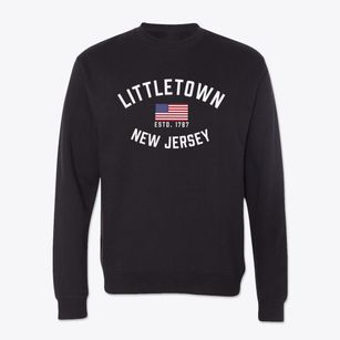 Littletown New Jersey Patriot Crewneck Sweatshirt