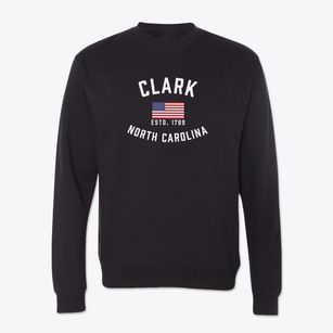 Clark North Carolina Patriot Crewneck Sweatshirt
