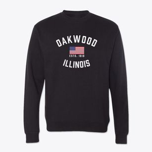 Oakwood Illinois Patriot Crewneck Sweatshirt