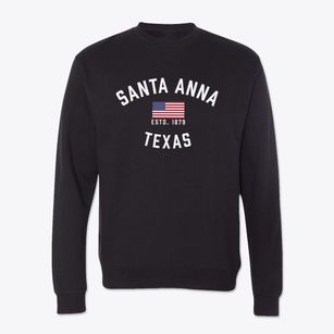 Santa Anna Texas Patriot Crewneck Sweatshirt