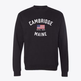 Cambridge Maine Patriot Crewneck Sweatshirt