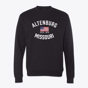 Altenburg Missouri Patriot Crewneck Sweatshirt