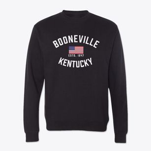 Booneville Kentucky Patriot Crewneck Sweatshirt