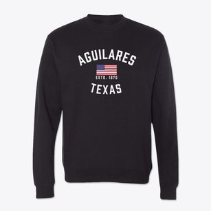 Aguilares Texas Patriot Crewneck Sweatshirt
