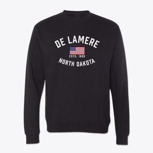De Lamere North Dakota Patriot Crewneck Sweatshirt