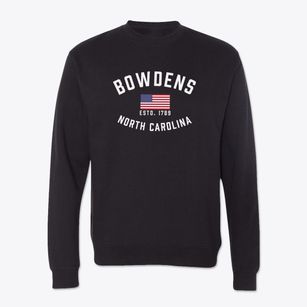 Bowdens North Carolina Patriot Crewneck Sweatshirt