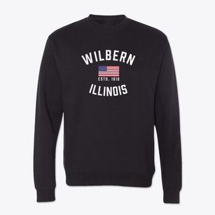 Wilbern Illinois Patriot Crewneck Sweatshirt
