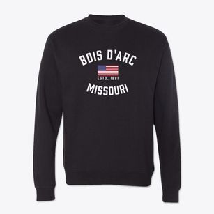 Bois D'arc Missouri Patriot Crewneck Sweatshirt