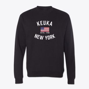 Keuka New York Patriot Crewneck Sweatshirt