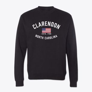 Clarendon North Carolina Patriot Crewneck Sweatshirt
